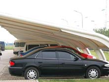 長春膜結構車棚的制作過程