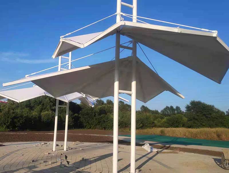 長春膜結構傘形的特點