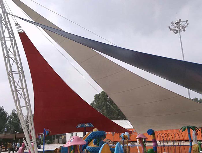 長春張拉膜邊界如何進行支撐？