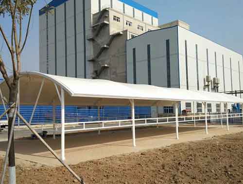 長春膜結構車棚搭建的過程？