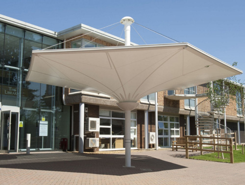 長春膜結構罩棚膜面拼縫方式