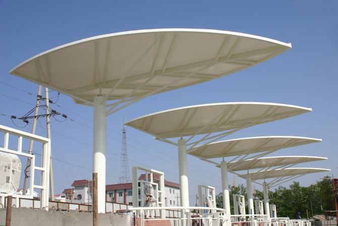 長春張拉膜的安裝