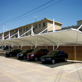 停車棚膜結構產品展示四