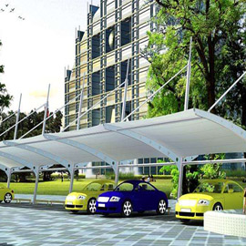 停車棚膜結構產品展示五