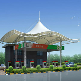 加油站膜結構產品展示三