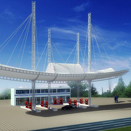 加油站膜結構產品展示五